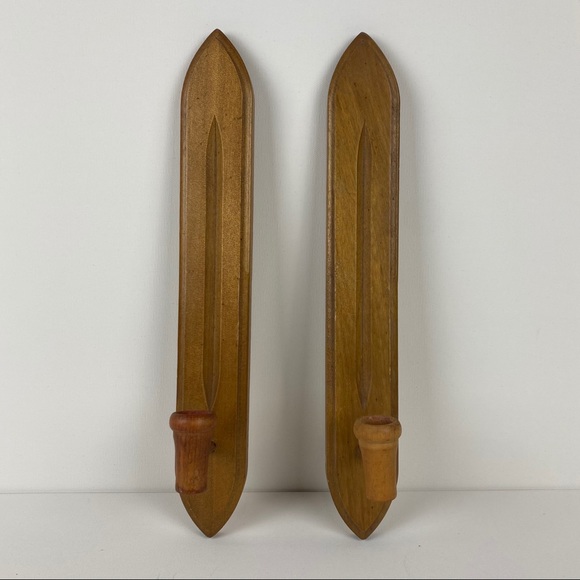 Vintage MCM Homco Wall Candle Stick Holders